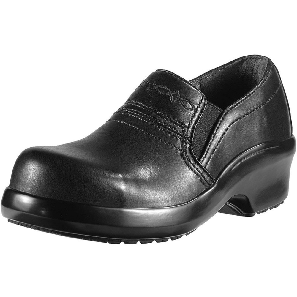 Ariat Expert SD Black Leather Work Clog Sz: US 7.5B